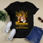 60th Anniversary 1963 2023 Jimi Hendrix Thank You For The Memories 3 T Shirt
