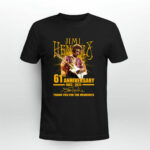 61st Anniversary 1963 2024 Jimi Hendrix Thank You For The Memories 3 T Shirt