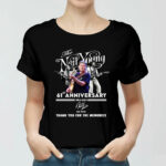 61st Anniversary 1963 2024 Neil Young Thank You For The Memories 4 Women T Shirt