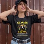 66 Years 1958 2024 The OJays Thank You For The Memories 1 T Shirt