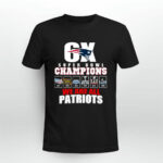 6x Super Bowl Champions We Are All Patriots New England Patriots 4 T Shirt