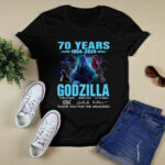 70 Years 1954 2024 of the Godzilla Signatures Thank You for the Memories 4 T Shirt