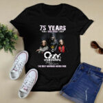 75 Years 1948 2023 Ozzy Osbourne The Best Memories Never Fade 2 T Shirt