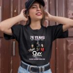 76 Years 1948 2024 Ozzy Osbourne The Best Memories Never Fade 1 T Shirt