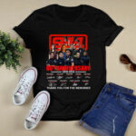 9 1 1 06th Anniversary 2018 2024 Thank You For The Memories Signatures 4 T Shirt