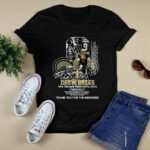 9 Drew Brees Saints 2006 2021 thank you for the memories signatures 2 T Shirt