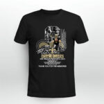 9 Drew Brees Saints 2006 2021 thank you for the memories signatures 4 T Shirt