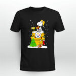 A Happy Christmas With Pittsburgh Steelers Snoopy 4 T Shirt