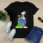 A Happy Christmas With Tennessee Titans Snoopy 2 T Shirt
