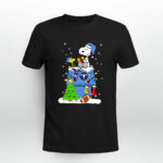 A Happy Christmas With Tennessee Titans Snoopy 3 T Shirt
