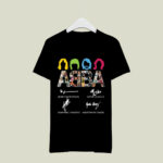 ABBA Music Pop Popular Signatures 3 T Shirt