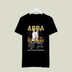 ABBA The Concert Show 50 Years 1974 2024 Thank You For The Memories 2 T Shirt