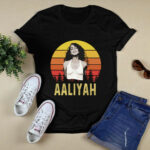 Aaliyah Vintage Pop Artist Pop Aaliyah Vibe Tribute 4 T Shirt
