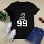 Aaron Donald No Los Angeles Rams 4 T Shirt