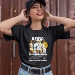 Abba 50th Anniversary 1972 2022 Thank You For Memories Signatures 1 T Shirt