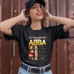 Abba 50th Anniversary 2d Apparel 1 T Shirt