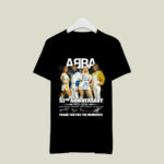 Abba 52nd Anniversary 1972 2024 Thank You For Memories Signatures 2 T Shirt