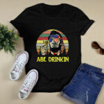 Abraham Lincoln Abe drinkin retro 4 T Shirt