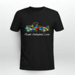 Accept Understand Love Puzzle Piece Car Autism 3 T Shirt