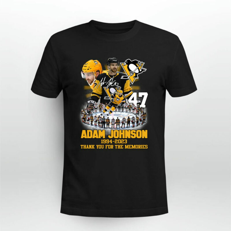 Adam Johnson 1994 2023 Thank You For The Memories Signature 0 T Shirt