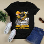 Adam Johnson 1994 2023 Thank You For The Memories Signature 4 T Shirt
