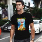 Admit It Life Would Be Boring Without Me Golden Retriever With Santa Hat for Christmas 0 T Shirt