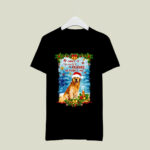 Admit It Life Would Be Boring Without Me Golden Retriever With Santa Hat for Christmas 3 T Shirt