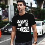 Adrian Clayborn Live Each Day Like Its 3 28 black 0 T Shirt