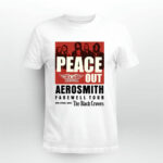 Aerosmith 2023 2024 Peace Out Farewell Tour The Black Crowes Tour front 4 T Shirt