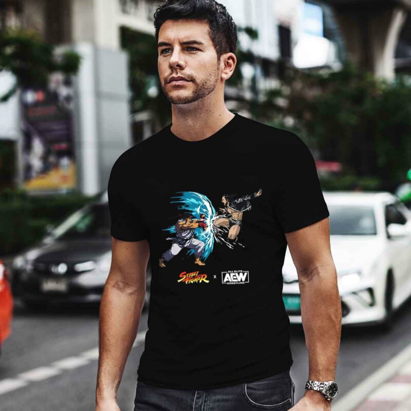 Aew Street Fighter Adam Cole 0 T Shirt