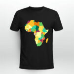 African Map American Gift Beautiful Black History Blm 4 T Shirt