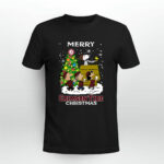 Alabama Crimson Snoopy Family Christmas 2 T Shirt