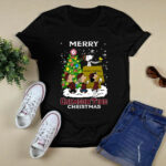 Alabama Crimson Snoopy Family Christmas 4 T Shirt