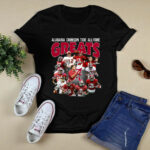 Alabama Crimson Tide All Time Greats 4 T Shirt