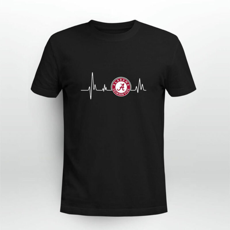 Alabama Crimson Tide Heartbeat 0 T Shirt