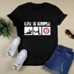 Alabama Crimson Tide Life Is Simple 4 T Shirt