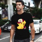 Alabama Crimson Tide Pikachu Pokemon 2 T Shirt