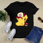 Alabama Crimson Tide Pikachu Pokemon 4 T Shirt