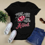 Alabama Crimson Touch Down Lovin Defense Yellin Team Supportin A Girl 4 T Shirt