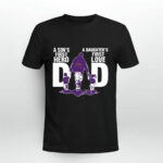 Alcorn State Braves Dad sons first hero daughters first love 2 T Shirt