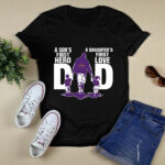 Alcorn State Braves Dad sons first hero daughters first love 4 T Shirt