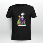 Alcorn State Braves Snoopy Woodstock Christmas 4 T Shirt