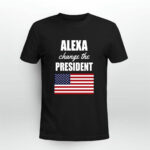Alexa change the President American flag 3 T Shirt
