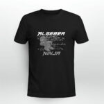 Algebra Ninja Cool I Love Mathematics 3 T Shirt