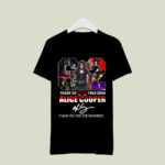 Alice Cooper 62 Years Of 1962 2024 Thank You For The Memories Signature 4 T Shirt