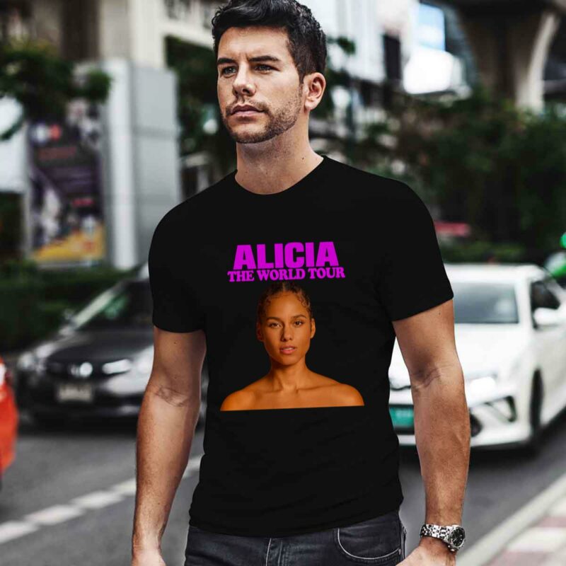 Alicia Keys The World Tour 2022 Purple Art 0 T Shirt