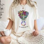All Cancers Matter Ribbons Butterflies 1 T Shirt