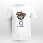 All Cancers Matter Ribbons Butterflies 4 T Shirt