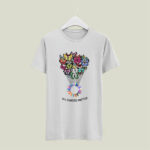 All Cancers Matter Ribbons Butterflies 5 T Shirt
