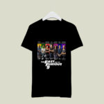 All Character Signatures the Fast and the Furious 9 Signature 4 T Shirt
